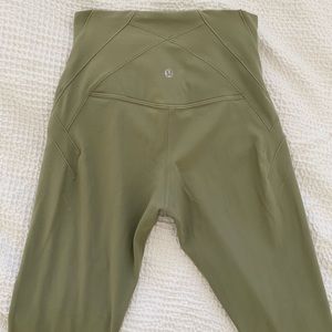 Lululemon leggings Nulu Fold High-Rise Yoga Tight 25”